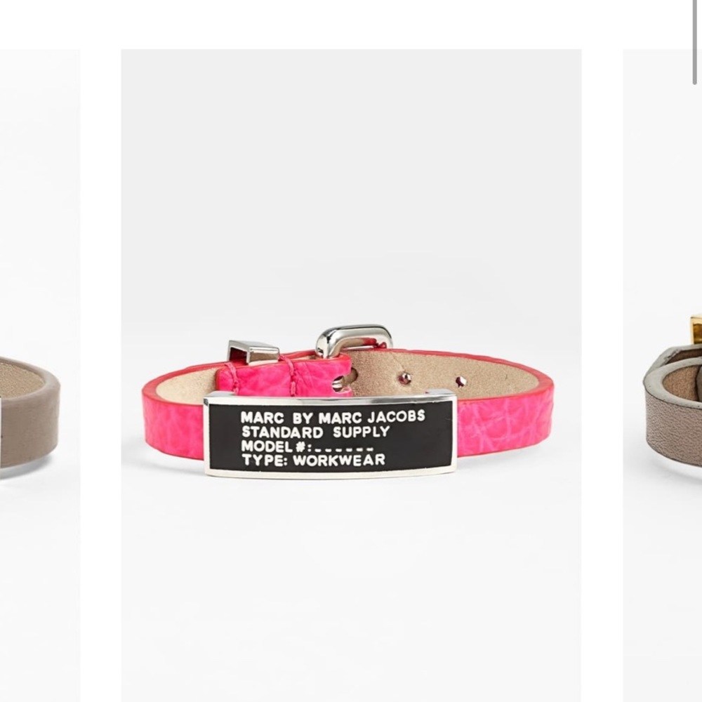 Marc Jacobs leather bracelet